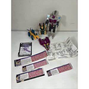 Vintage G1 Transformers Abominus Terrorcons Parts Spec Instructions Sinner‎